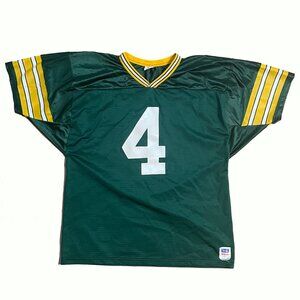 Vintage Wilson Brett Favre Green Bay Packers NFL Jersey #4 Size XL